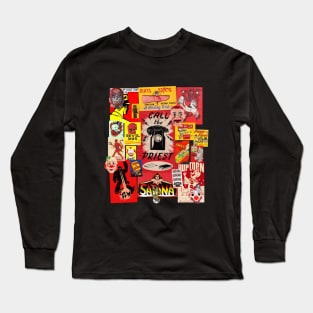 CLOWN COLLAGE #2 Long Sleeve T-Shirt